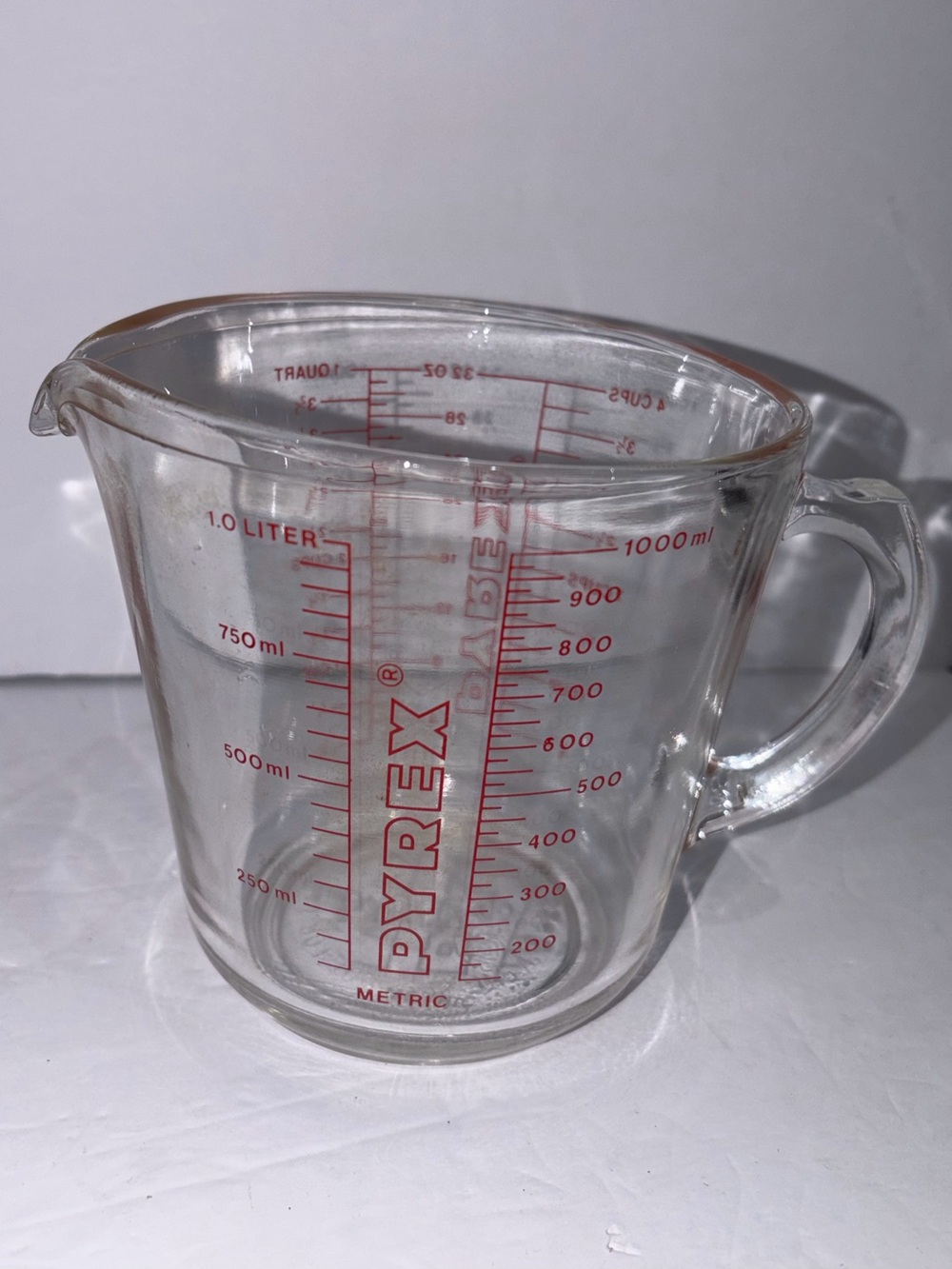 Vintage Pyrex Clear Glass 4 Cup Measuring Cup Model 532
